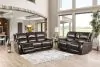 Furniture of America CM9910ES-LV-PM-PK Gorgius - Power Loveseat - Espresso