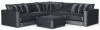 Jackson Furniture Industries 2245/36/31/59/37/12-23 Remington - 5 Piece Modular Sectional And 1 Included Cocktail Ottoman - Slate