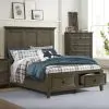 Intercon SM-BR-4325FS-GRY-C Intercon SM-BR-4325FS-GRY-C San Mateo Youth - Full Storage Bed - Gray