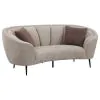 Coaster Fine Furniture 504838 Ellorie - Upholstered Channel Back Curved Loveseat - Beige