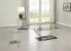 Coaster Fine Furniture 704988-S3 Danville - 3 Piece Glass Top Coffee And End Table Set - Chrome