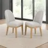 New Classic D1464N-20 New Classic D1464N-20 Essence - Upholstered Curved Back Chair - Natural