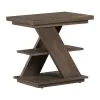 Liberty Furniture 899-OT1021 Liberty Furniture 899-OT1021 Aspen Sky - Chairside Table - Weathered Saddle Brown