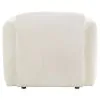 Coaster Fine Furniture 509813 Dorset - Fabric Upholstered Round Track Arm Accent Chair - White