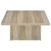 Coaster Fine Furniture 710878 Devar - Square Engineered Wood Coffee Table - Distressed Pine