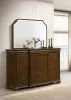 Coaster Fine Furniture 205303M Garland - 11-Drawer Bedroom Dresser With Mirror - Brown Cherry