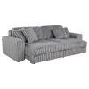 Coaster Fine Furniture 600536P Jacana - Corduroy Upholstered Dual Power Chaise Sofa - Gray