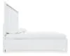 Ashley Furniture B822B4 Chalanna - King Upholstered Storage Bed - White