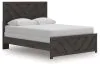 Ashley Furniture B3789/31/36/71/96/92(2) Ashley Furniture B3789/31/36/71/96/92(2) Prendonea - 6 Pc. - Dresser, Mirror, Queen Panel Bed, 2 Nightstands - Charcoal