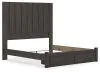 Ashley Furniture PCB3370B9 Fraluna - King Panel Storage Bed - Charcoal