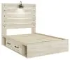 Ashley Furniture B192B16 Ashley Furniture B192B16 Cambeck - Full Panel Bed With Side Storage Drawers - Whitewash