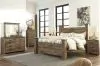 Ashley Furniture B446B45 Trinell - King Poster Bed - Brown