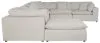 Jackson Furniture Industries 4445/31/59/28/6-11 Jackson Furniture Industries 4445/31/59/28/6-11 Posh - 6 Piece Modular Sectional With 2 Armless, 3 Corners, 1 Cocktail Ottoman - Porcelain