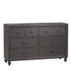 Liberty Furniture 423-BR30 Cottage View - 6 Drawer Dresser - Dark Gray