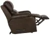 Jackson Furniture Industries 49902-1268/09-3068/09 Positano - Top Grain Italian Leather Rocker Recliner - Cocoa