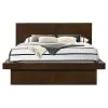 CoasterEssence 200711Q-S6P Jessica - 6 Piece Queen LED Bedroom Set - Cappuccino