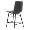 CoasterEssence 107859 Aiken - Upholstered Tufted Counter Chair (Set of 2) - Charcoal