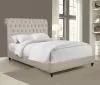 CoasterEssence 300525KE Devon - Upholstered Eastern King Panel Bed - Beige