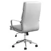 CoasterEssence 801746 Ximena - Upholstered Adjustable High Back Office Chair - White