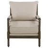 CoasterElevations 905362 Blanchett - Upholstered Bobbin Accent Chair - Beige And Natural