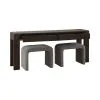 Liberty Furniture 732-AC-3PCS Cascade Falls - 3 Piece Set - Satin Espresso / Gray