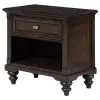 Coaster Fine Furniture 223632 Andover - 1-Drawer Nightstand Bedside Table - Dark Oak