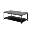 New Classic T4138-3P-DGY Linea - 3 Piece Occasional Set (1 Coffee & 2 End Tables) - Dark Gray