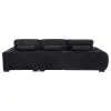 Coaster Fine Furniture 511061B1 Octavia - LAF Sofa With Pillow, Box 1 of 2 - Black
