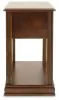 Ashley Furniture T007-527 Breegin - Chair Side End Table - Removable Tray - Brown