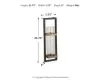 Ashley Furniture A8010171 Colburn - Wall Sconce - Natural / Black