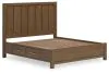 Ashley Furniture B974B9 Cabalynn - California King Panel Bed With Storage - Light Brown