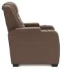 Ashley Furniture U1060113 High Impact - Power Recliner / Adj Headrest - Tobacco
