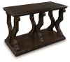 Ashley Furniture T647-4 Ashley Furniture T647-4 Maylee - Sofa Table - Dark Brown