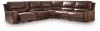 Ashley Furniture PCU62607S36 Ashley Furniture PCU62607S36 DeepWakes - 6-Piece Power Reclining Sectional With Storage Console - Canyon