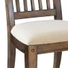 Samuel Lawrence Furniture S917-154 Seneca - Dining Side Chair with Upholstered Seat - Brown