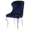 Coaster Fine Furniture 190745 Cheyanne - Upholstered Dining Side Chair (Set of 2) - Ink Blue