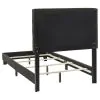 CoasterEveryday 305746T Mapes - Upholstered Twin Panel Bed - Charcoal