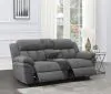 CoasterEssence 609542P Bahrain - Upholstered Power Loveseat - Charcoal
