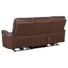 Coaster Fine Furniture 610264P Greenfield - Upholstered Power Reclining Sofa - Saddle Brown