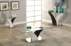 Furniture of America CM4244E-TABLE Sloane - End Table - White / Dark Gray
