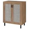Coaster Fine Furniture 950421 Teller - 2-Door Shoe Storage Cabinet - Natural Oak