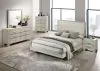 Coaster Fine Furniture 225061KE-S5 Trenton - 5 Piece Eastern King Bedroom Set - Rustic Cream