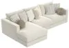 Jackson Furniture Industries 2235/75/31/37-16 Jackson Furniture Industries 2235/75/31/37-16 Ritzy - 3 Piece Modular Sofa Chaise (LSF Chaise) - Bone