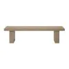 Intercon NS-CH-7015B-WSN-C Nash - Backless Bench - Weathered Sand