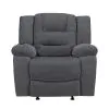New Classic U2540-15P1-GRY New Classic U2540-15P1-GRY Redondo - Glider Recliner With Heat, Massage, Power - Dark Gray
