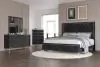 New Classic 00-B1891-34C New Classic 00-B1891-34C Ava - 5/0 Queen 4 Piece Bedroom Set (Bed, Dresser, Mirror, Chest) - Black