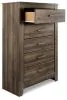 Ashley Furniture B251-46 Juararo - Five Drawer Chest - Dark Brown