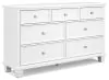 Ashley Furniture B680-31 Fortman - Dresser - White