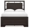 Ashley Furniture B441B4 Covetown - Full Panel Bed - Dark Brown