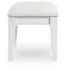 Ashley Furniture B822-01 Chalanna - Vanity Stool - White